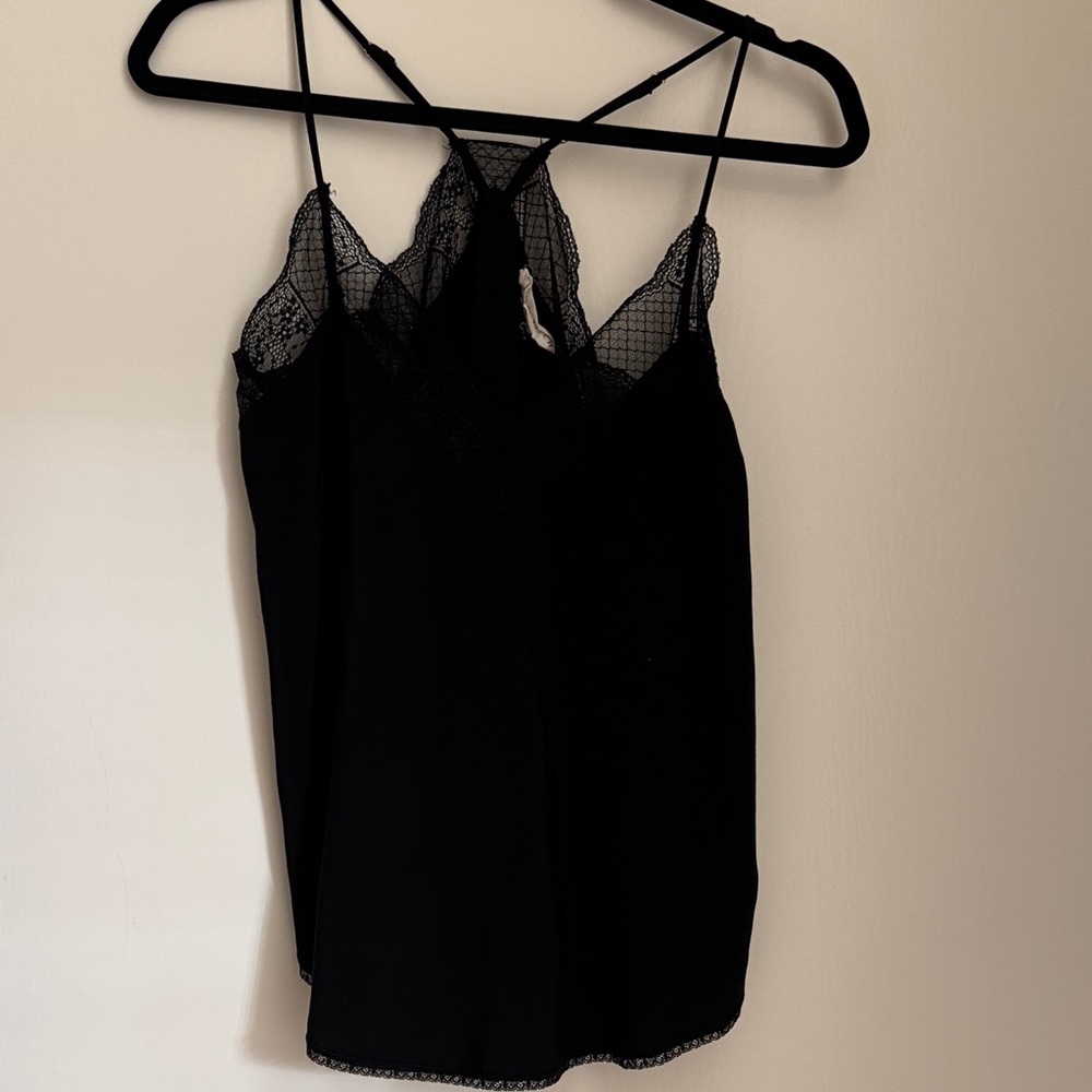 Lovestitch Black Lace Detail Top